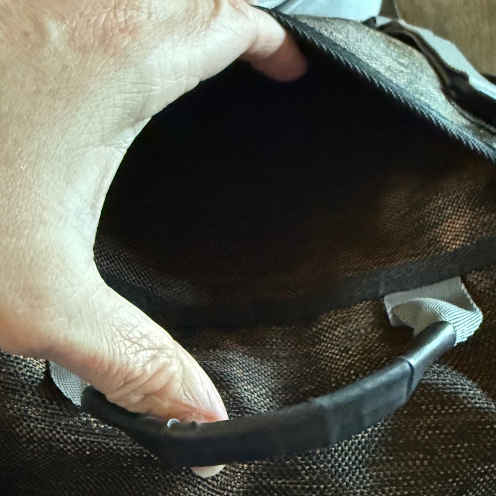 Merrell Messenger Bag Brown Grey Crossbody Laptop Padded Strap Outdoors Gorpcore - Picture 9 of 11